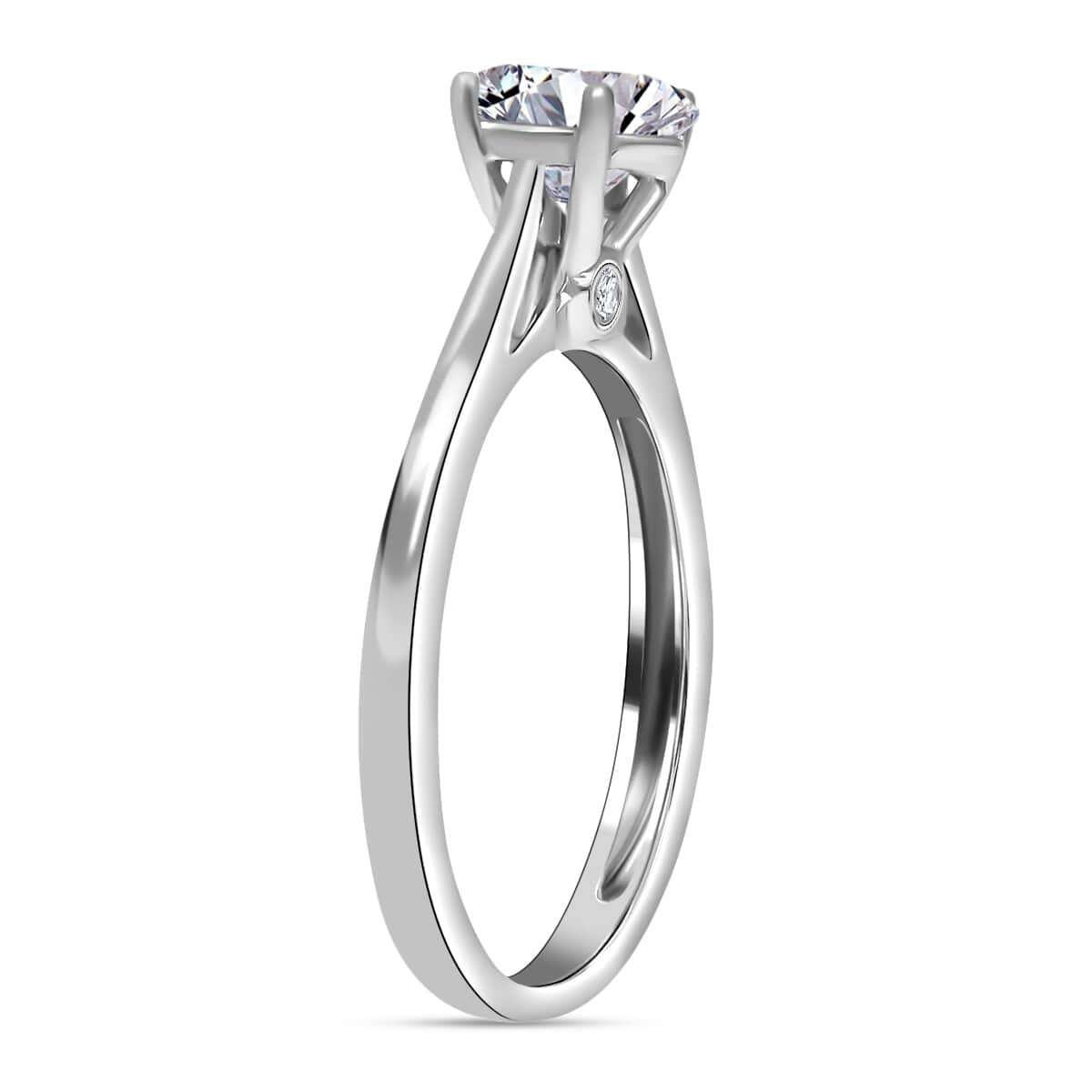 Luxoro G-H SI Luxuriant Lab Grown Diamond Solitaire Ring,14K White Gold Ring, Diamond Ring, Gifts For Her, Diamond Jewelry 1.00 ctw image number 3