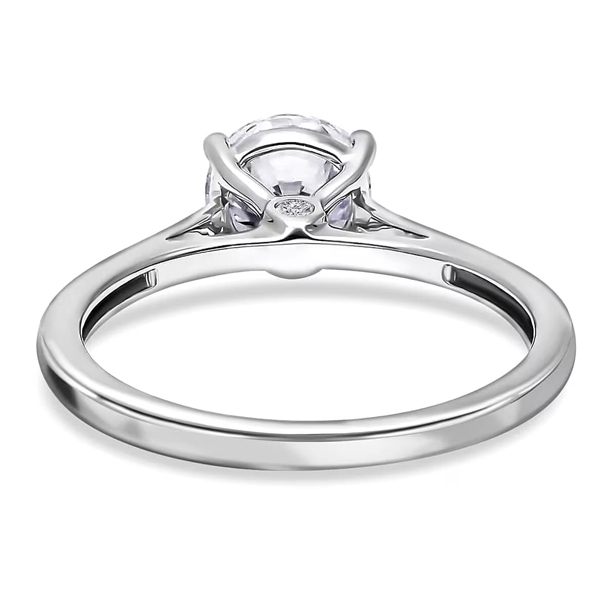 Luxuriant Lab Grown Diamond G-H SI 1.00 ctw Solitaire Ring,14K White Gold Ring, Diamond Ring, Gifts For Her, Diamond Jewelry (Size 9.5) image number 8