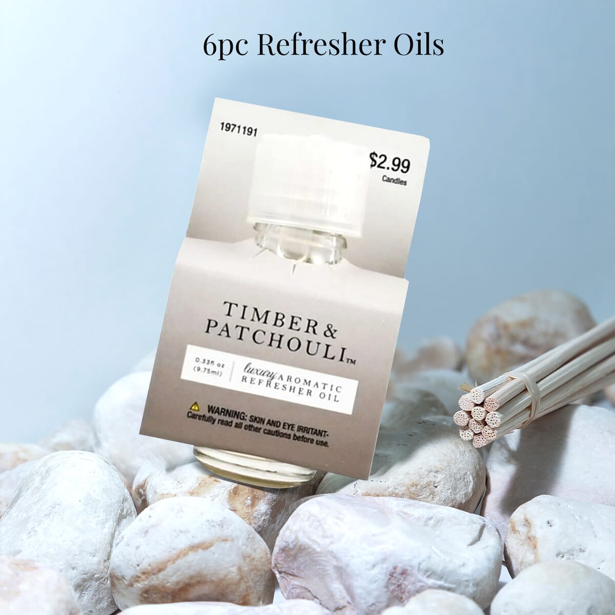 Closeout 6pc Refresher Oils, Air Freshener Oils for Diffuser, Aroma Diffuser Air Freshener, Best Essential Oil to Freshen Home image number 1