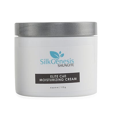SILK GENESIS Shungite Face Serum 1oz & Moisturizing Cream 4oz Skincare Duo , Anti Aging Serum , Face Serum , Face Moisturizer , Moisturizer Cream , Skin Care Products