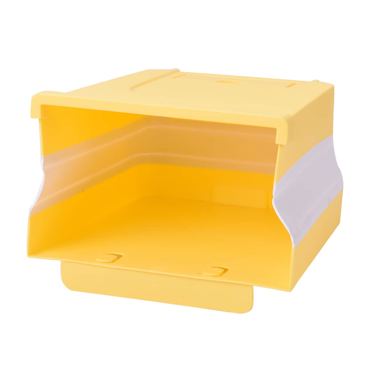 Yellow 10L Foldable Hanging Waste Bin image number 4