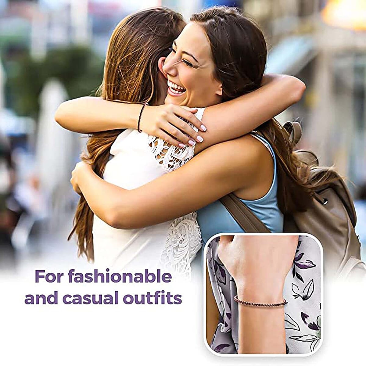 14K Rose Gold Over Sterling Silver Bolo Beaded Bracelet 4 Grams image number 2