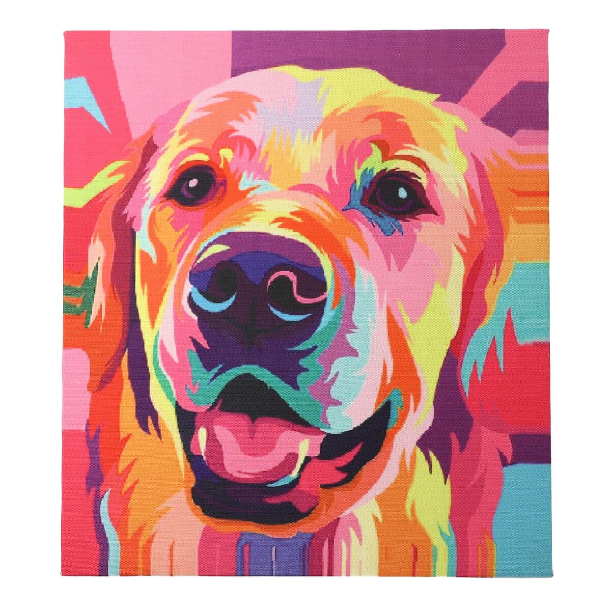 Canvas Framed Digital Dog Print Wall Hanging Painting image number 0