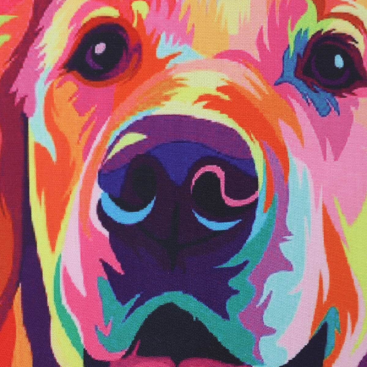 Canvas Framed Digital Dog Print Wall Hanging Painting image number 4