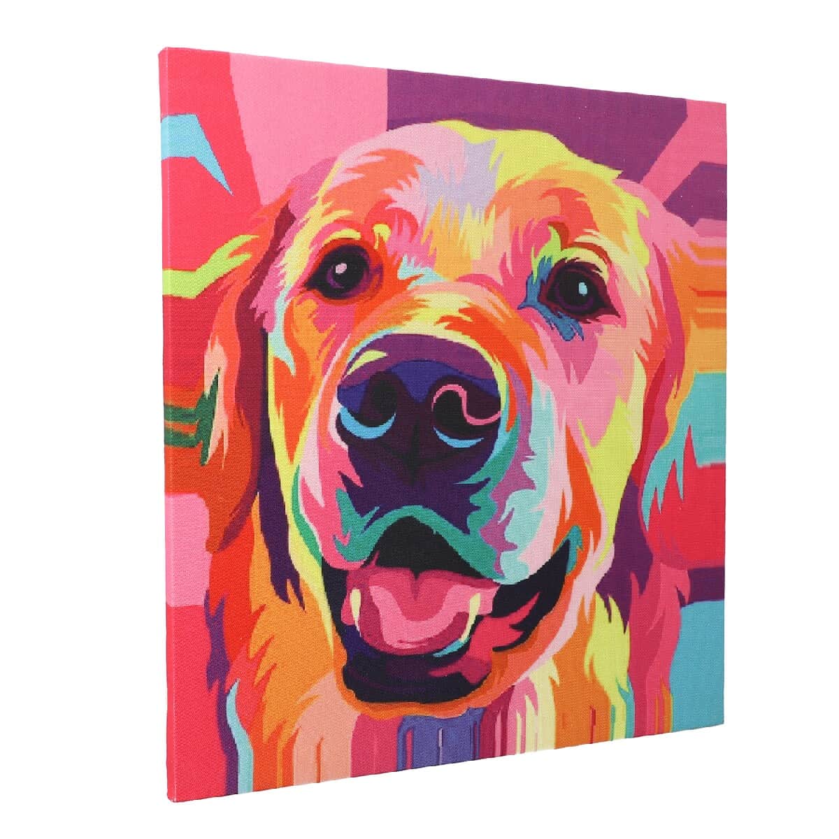 Canvas Framed Digital Dog Print Wall Hanging Painting image number 6