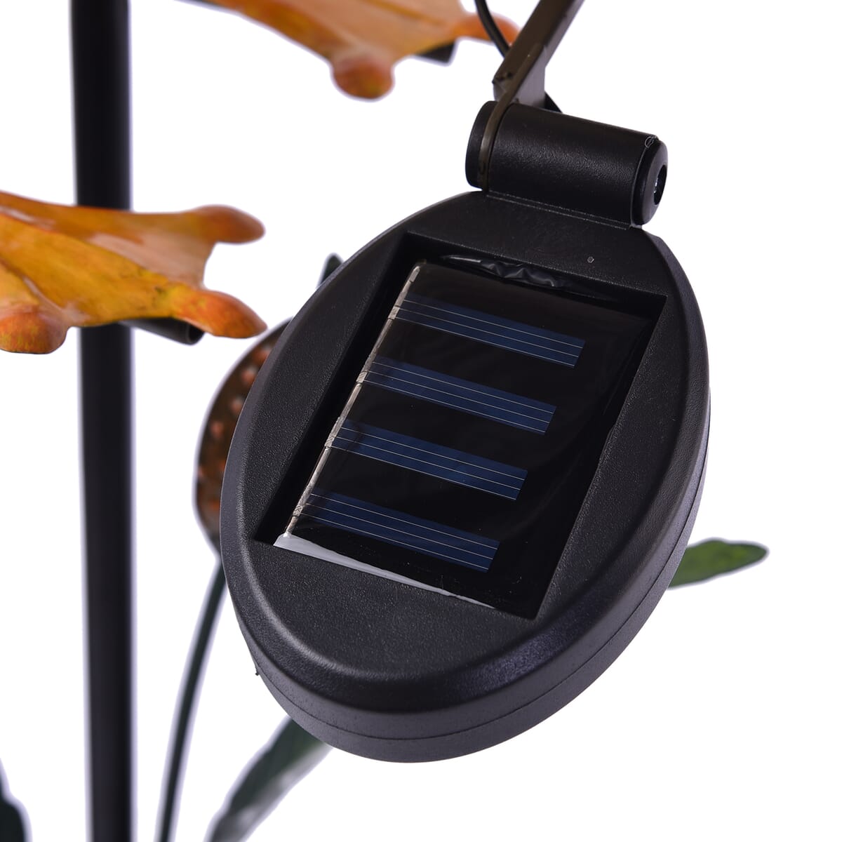 Duck-shaped Garden Birdbath with Solar Light (300 mAh) image number 5