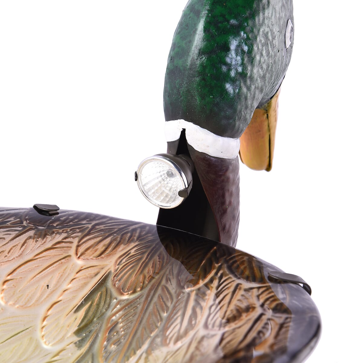 Duck-shaped Garden Birdbath with Solar Light (300 mAh) image number 6
