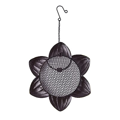 Homesmart Multicolored Handmade Decorative Sunflower Metal Mesh Bird Feeder With Hanging Hook For Garden Decor