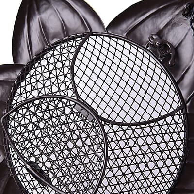 Homesmart Multicolored Handmade Decorative Sunflower Metal Mesh Bird Feeder With Hanging Hook For Garden Decor