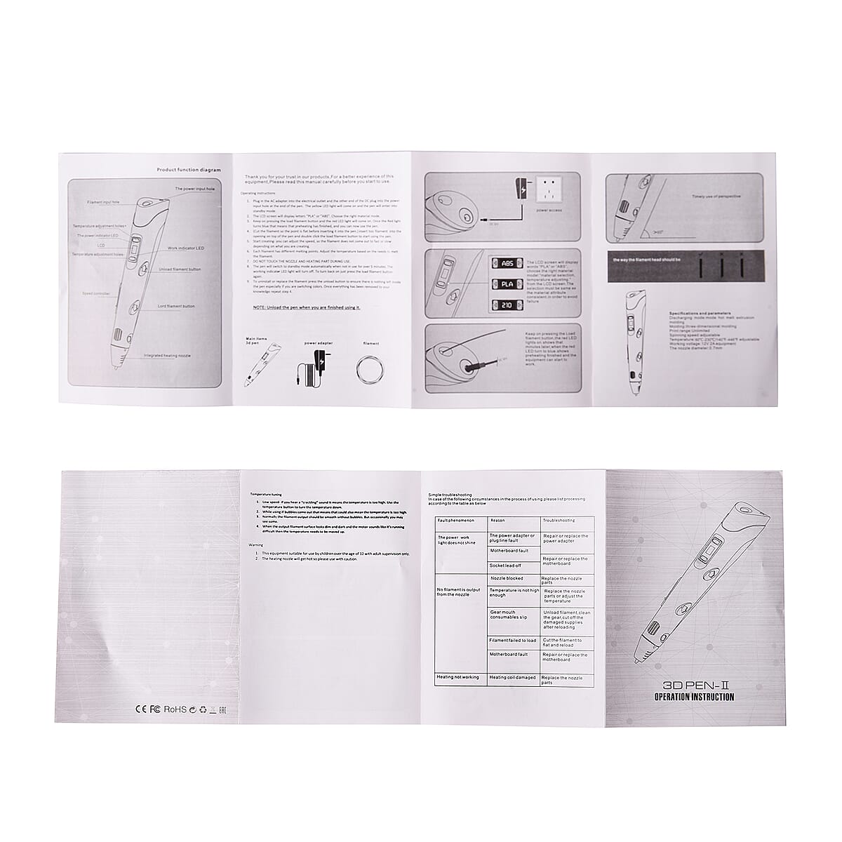 Pink Professional Printing 3D Magic Pen with OLED Display with 3 Colors image number 7