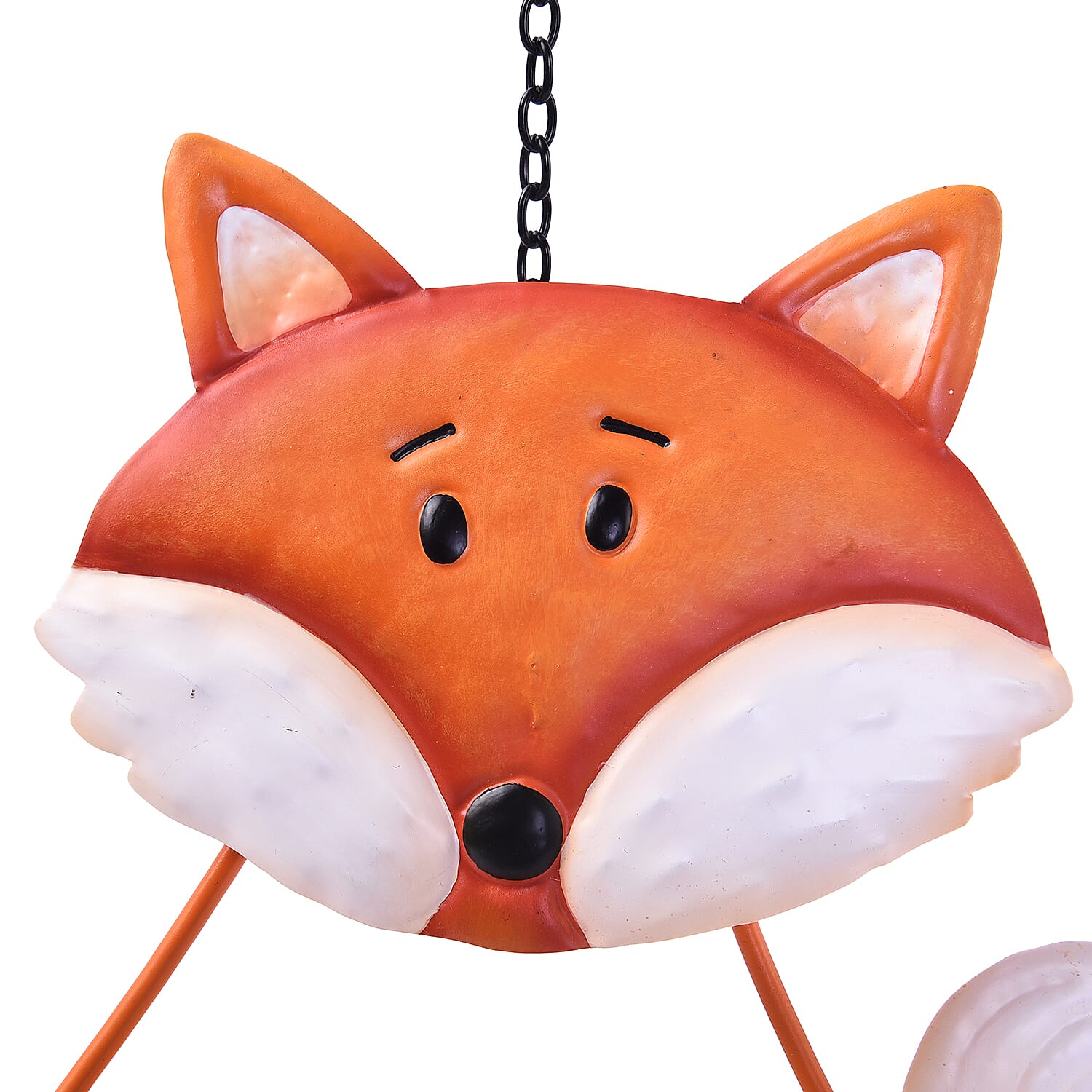 Homesmart Multicolored Handmade Decorative Fox Shape Metal Mesh Bird Feeder With Hanging Hook For Garden Decor