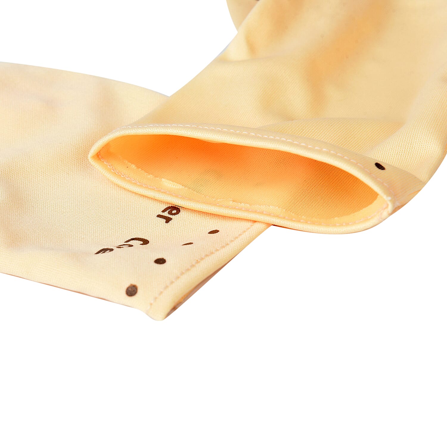 Set of 3 Pairs of Beige Copper Infused Compression Set of Foot, Gloves and Calf Sleeves - L
