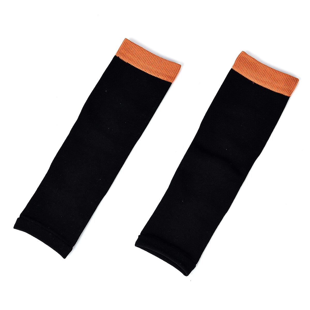 Set of 3 Pairs of Black Copper Infused Compression Set of Foot, Gloves and Calf Sleeves - M image number 5