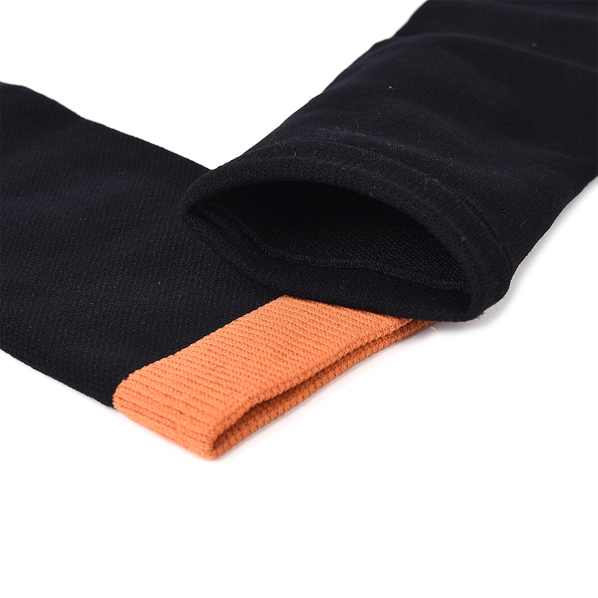 Set of 3 Pairs of Black Copper Infused Compression Set of Foot, Gloves and Calf Sleeves - M image number 6