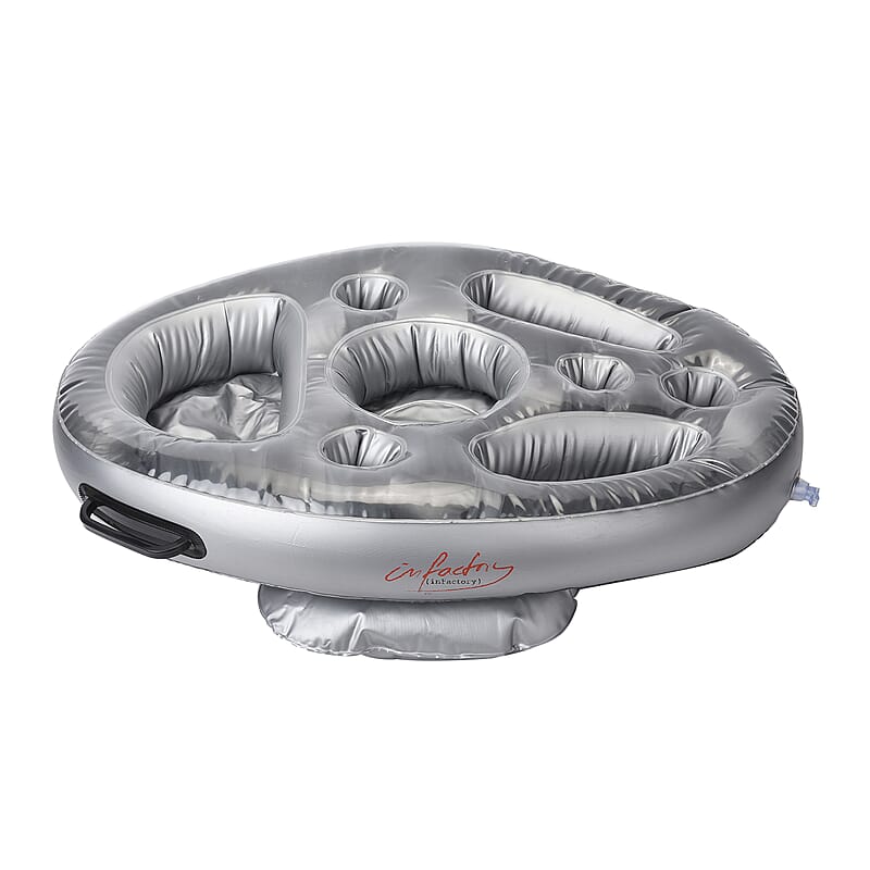 Inflatable Floating Snack Holder with 8 Storage Holes