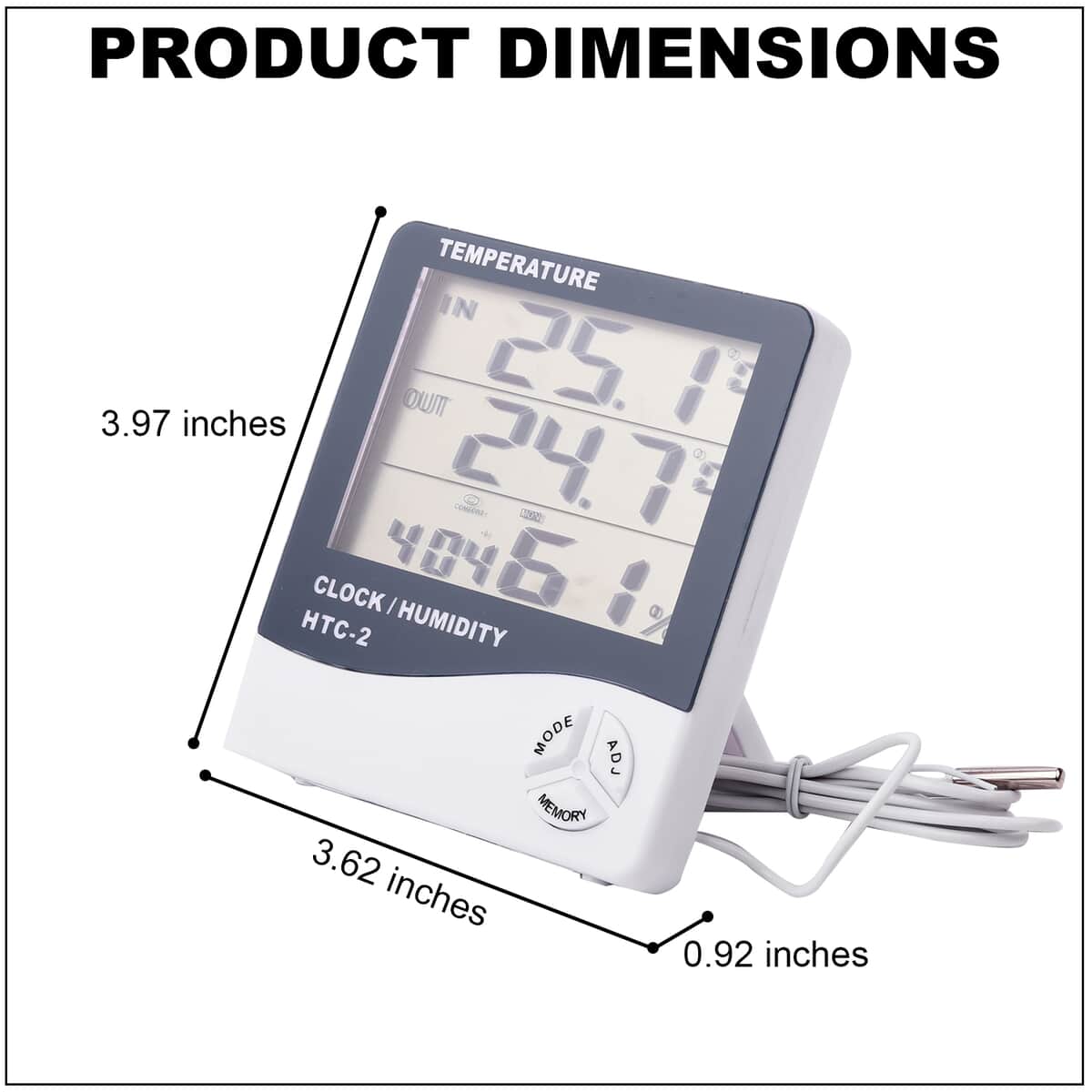 Homesmart Thermometer and Clock image number 3