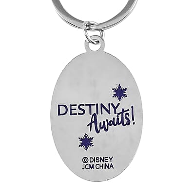 Disney Frozen Pendant Keychain in Silvertone