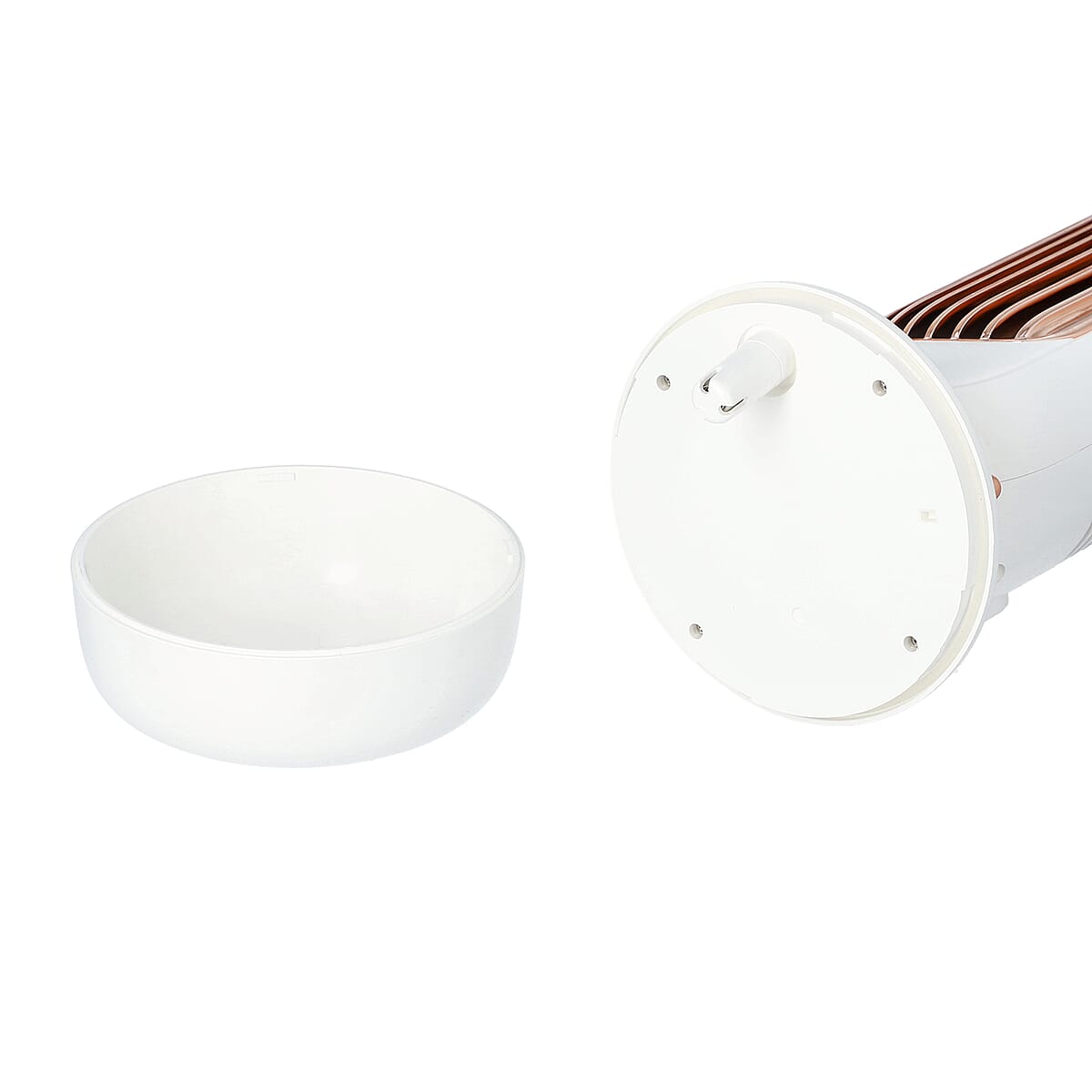 White 2 in 1 Humidifier and Bladeless Fan with 220ml Water Tank Capacity (5W) image number 5