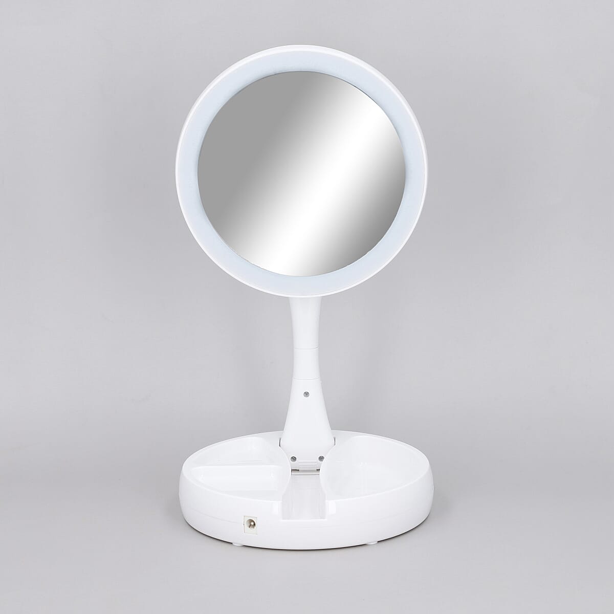 White LED Double Sided Mirror (AAx4 Not Included) image number 0