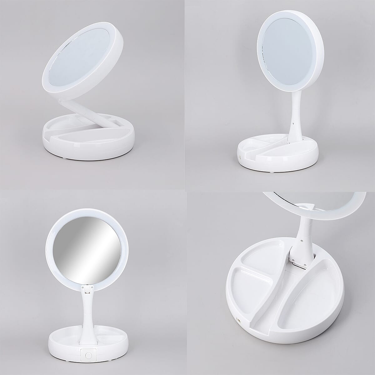 White LED Double Sided Mirror (AAx4 Not Included) image number 6