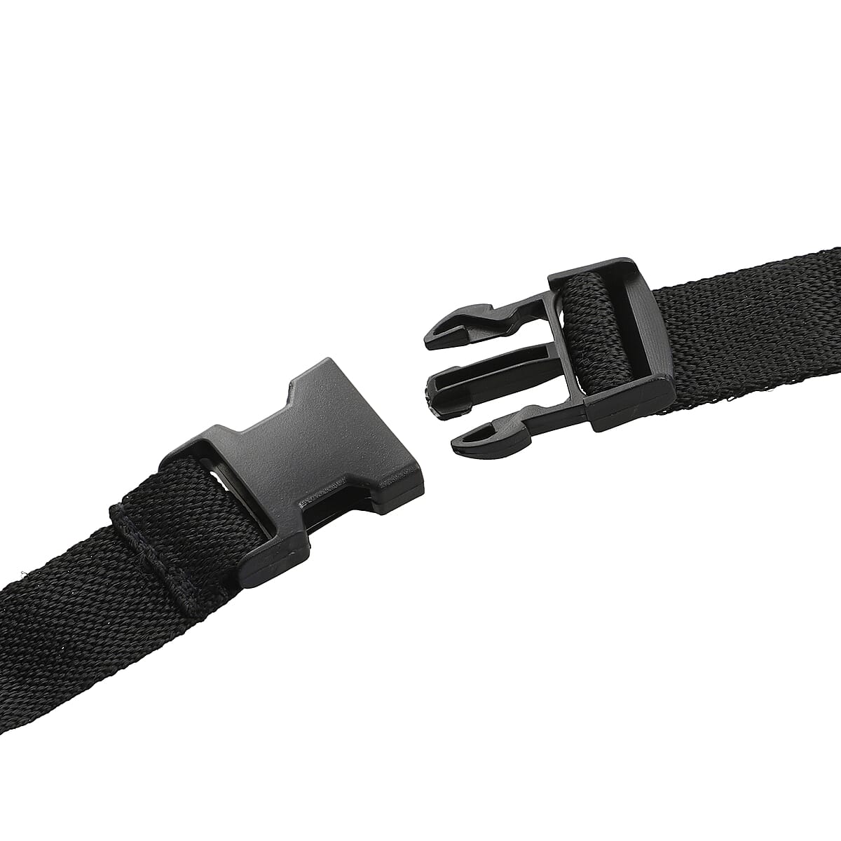 Black 100% Genuine Leather RFID Fanny Bag (14.56x5.9) image number 3