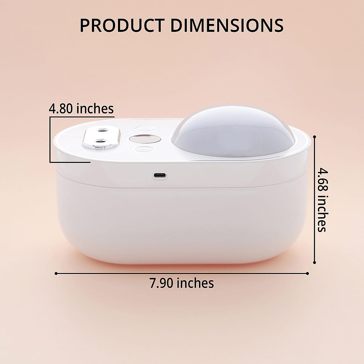 The 5th Season Double Spray Humidifier with Ceiling Projection in White with Lavender Essential Oil image number 3