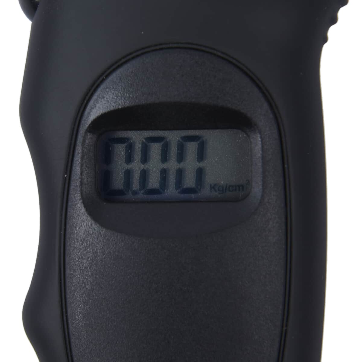 Heavy Duty Battery Operated Black Digital Tire Pressure Gauge with Backlit LCD Display Screen, Tire Inflator, Lighted Nozzle, Non-slip Handle Grip image number 4