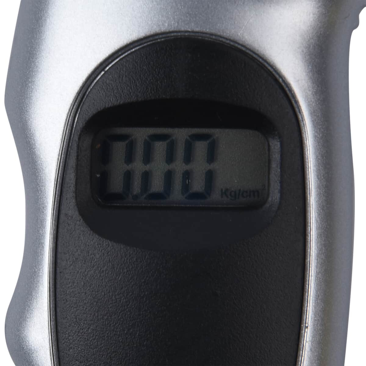 Heavy Duty Battery Operated Gray Digital Tire Pressure Gauge with Backlit LCD Display Screen, Tire Inflator, Lighted Nozzle, Non-slip Handle Grip image number 4
