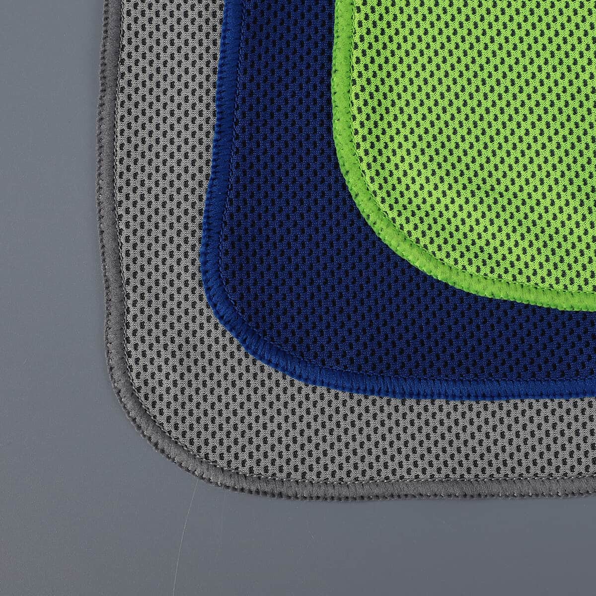 Homesmart Set of 3 Multi Color Solid 45% Polyester & 55% Nylon Cooling Towels image number 5