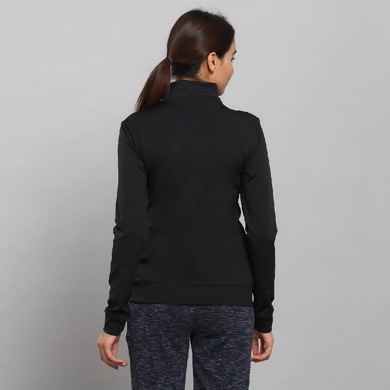 Jovie Black Polyester Jacket- L