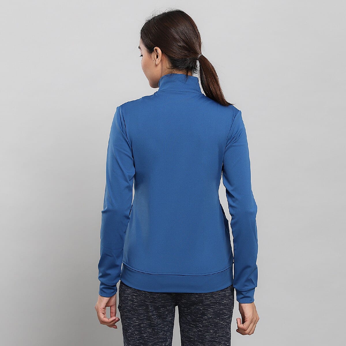JOVIE Blue Polyester Jacket- 3X image number 2