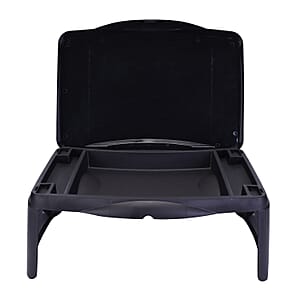 Homesmart Plastic Folding Lap Desk with Storage Space
