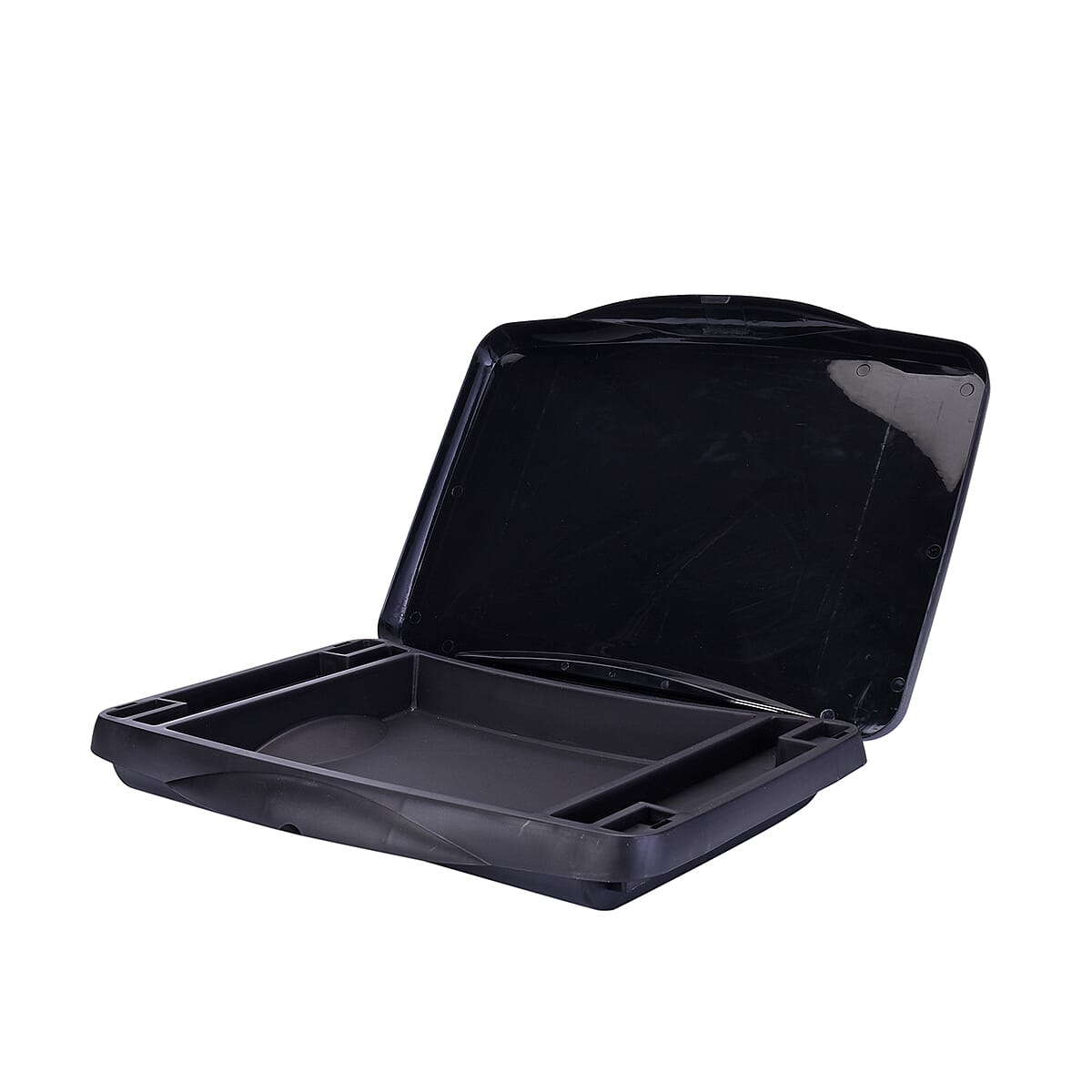 Homesmart Plastic Folding Lap Desk with Storage Space image number 6