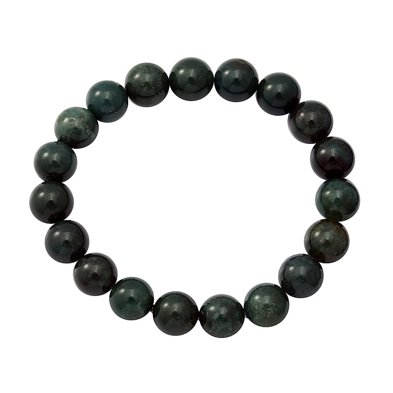 Dragon Blood Jasper (D) Beaded Stretch Bracelet 125.00 ctw