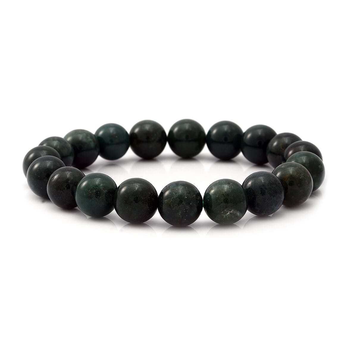 Dragon Blood Jasper (D) Beaded Stretch Bracelet 125.00 ctw image number 1