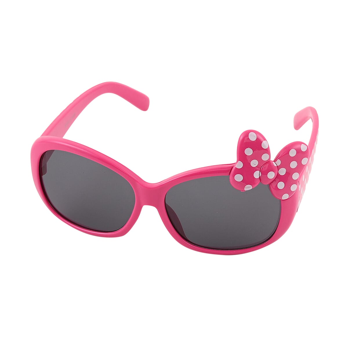 SolarX UV 400 Hot Pink Bow Girl's Sunglasses image number 1