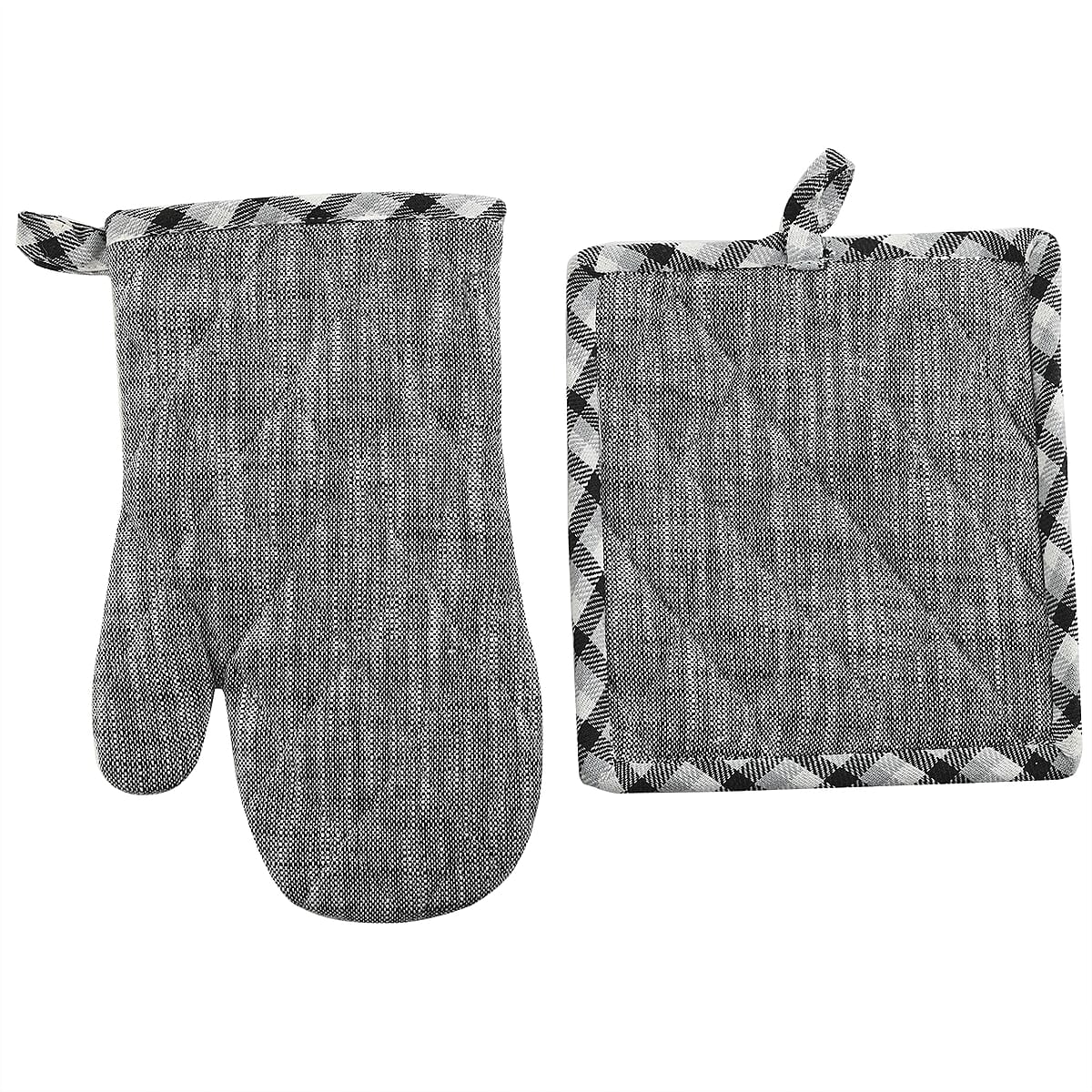 Natural License to Grill Oven Mitt/Pot Holder 2pcs Set image number 6