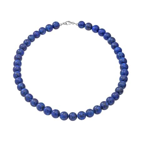 8-10mm Genuine Lapis Lazuli Crystal Bracelet, Natural Gemstone Beads 10mm