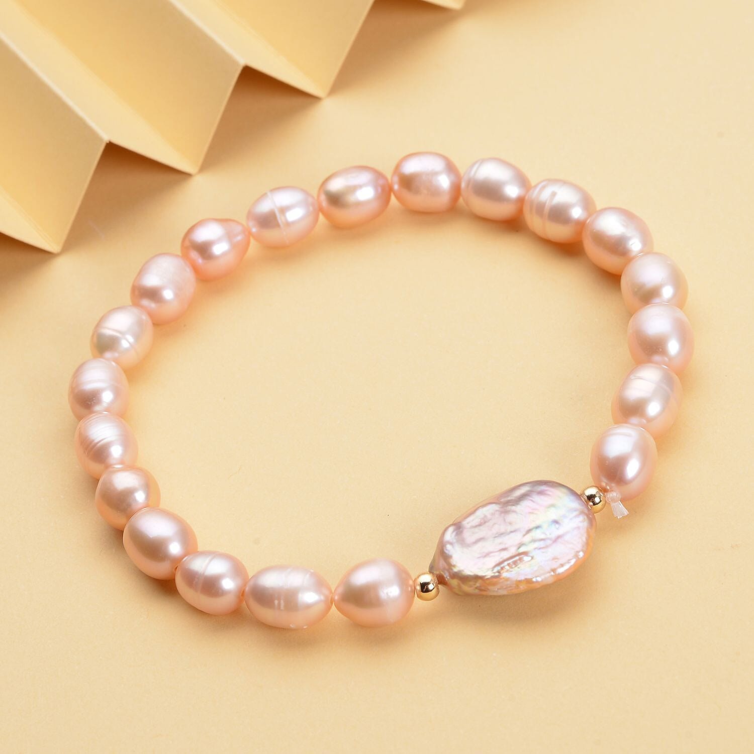 Freshwater Peach Pearl - Product card gallery slide 2 (10176759300409)