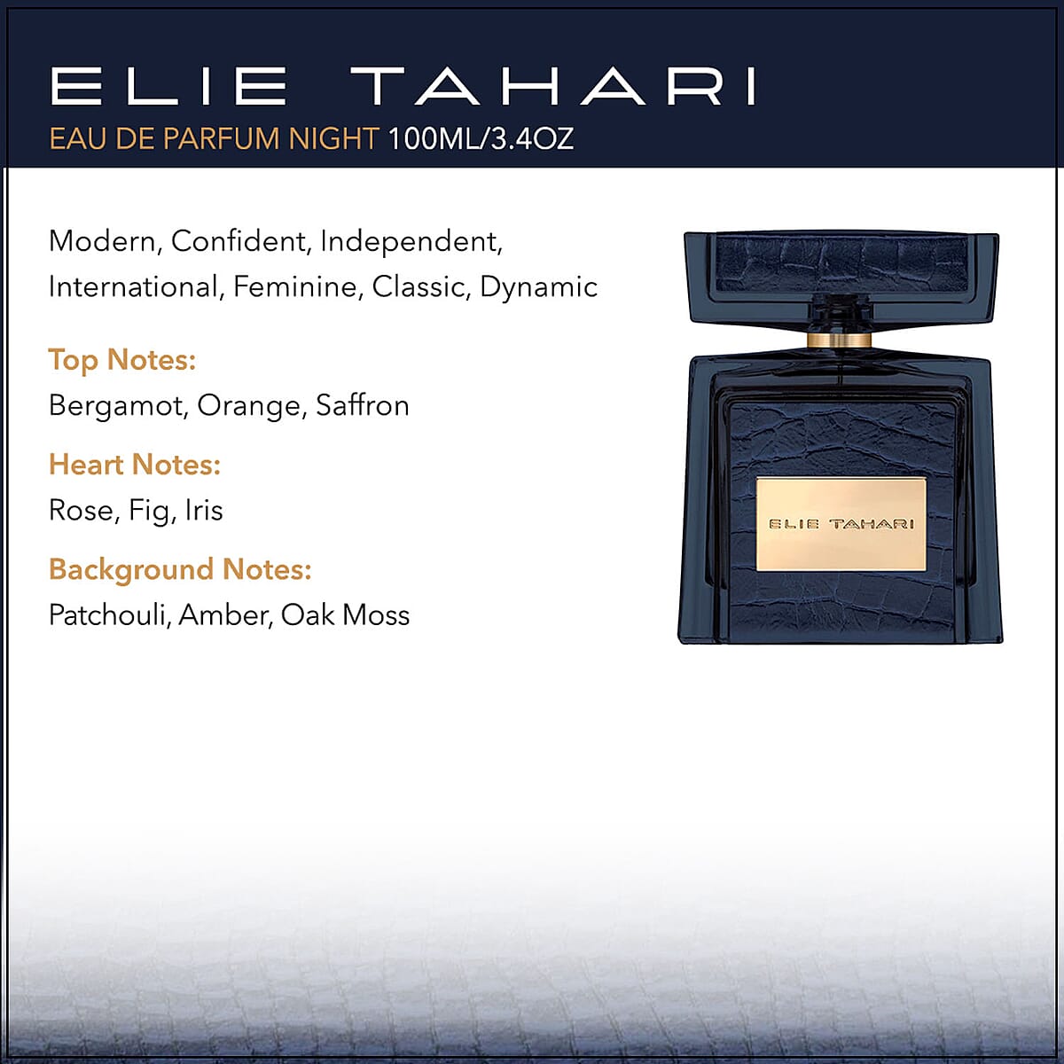 ELIE TAHARI NIGHT Eau de Perfum 3.4oz/100ML image number 2