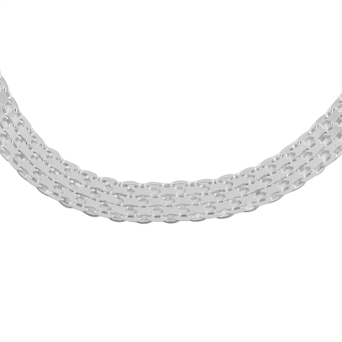 Italian Popcorn Bracelet in Sterling Silver (7.50 In) 3.50 Grams image number 1