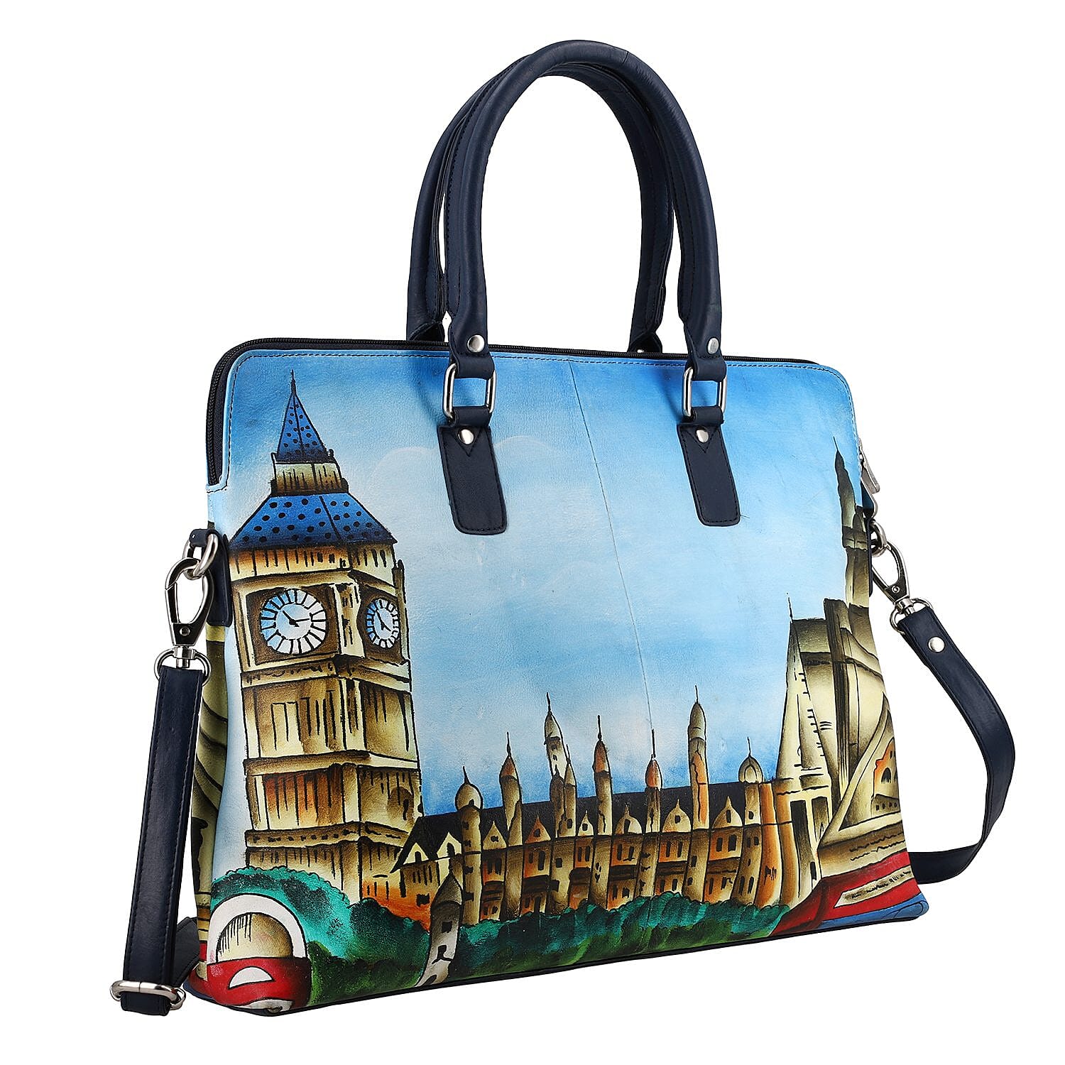 Blue London City Clock Tower - Product card gallery slide 4 (9431193059583)