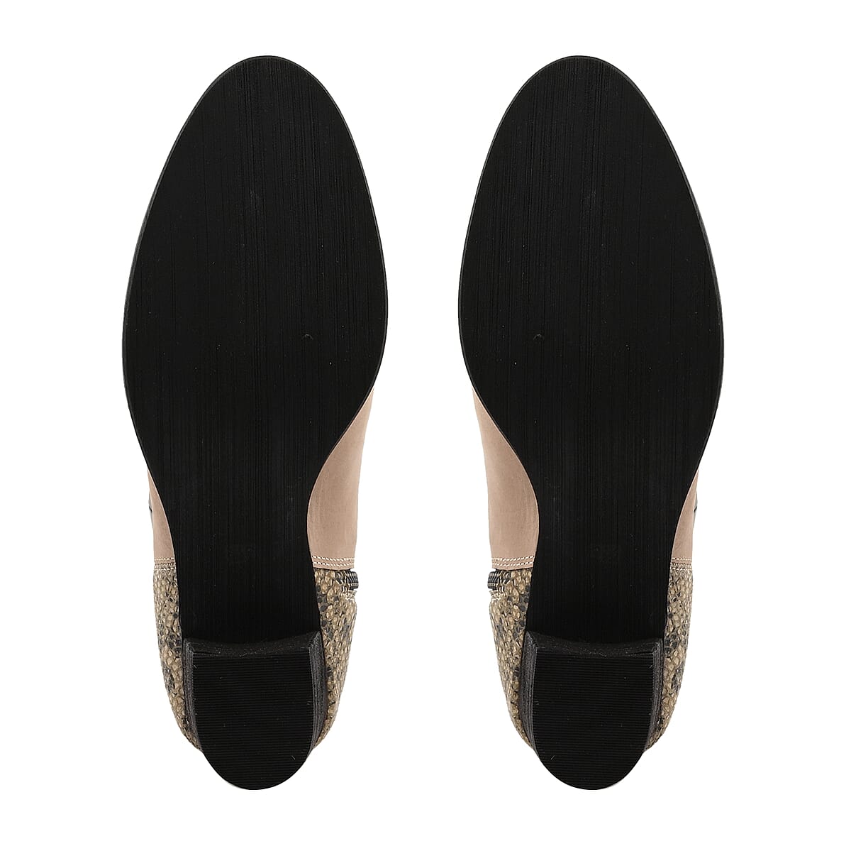 NOMAD Beige and Python Jackie Zip-up Bootie - Size 9.50 image number 4