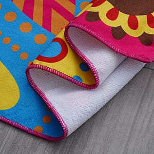 Homesmart Multi Color Geometric Print Rectangle Beach Towel