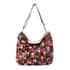 CHAOS BY ELSIE Multi Color Blooming Garden Pattern Genuine Leather Convertible Tote Bag image number 0