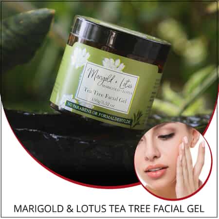 Marigold + Lotus Tea Tree Facial Gel -3.52 oz image number 1