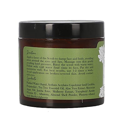 Marigold + Lotus Tea Tree Face Scrub - 3.52 oz