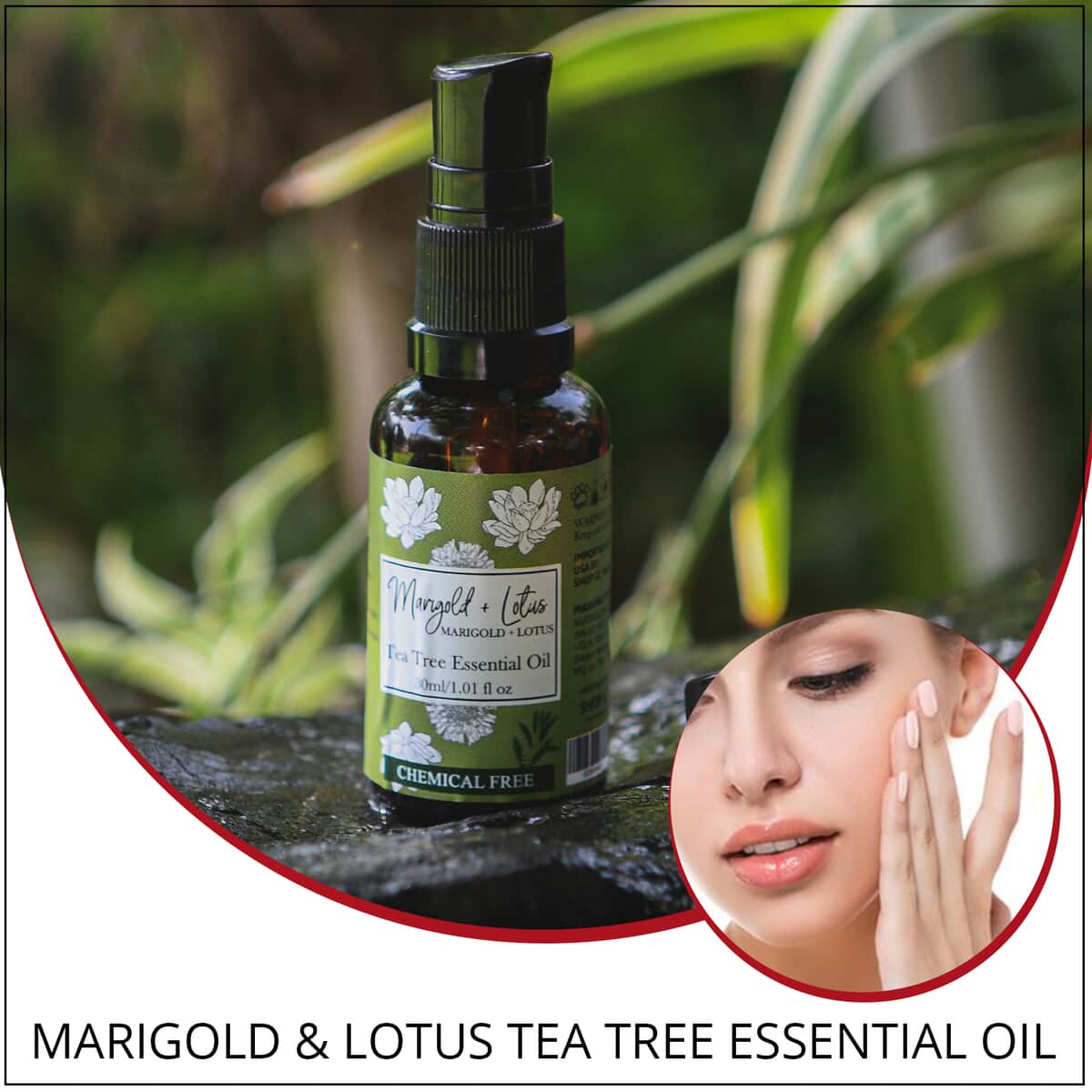 MARIGOLD & LOTUS Tea Tree Essential Oil - 1.01 oz image number 1