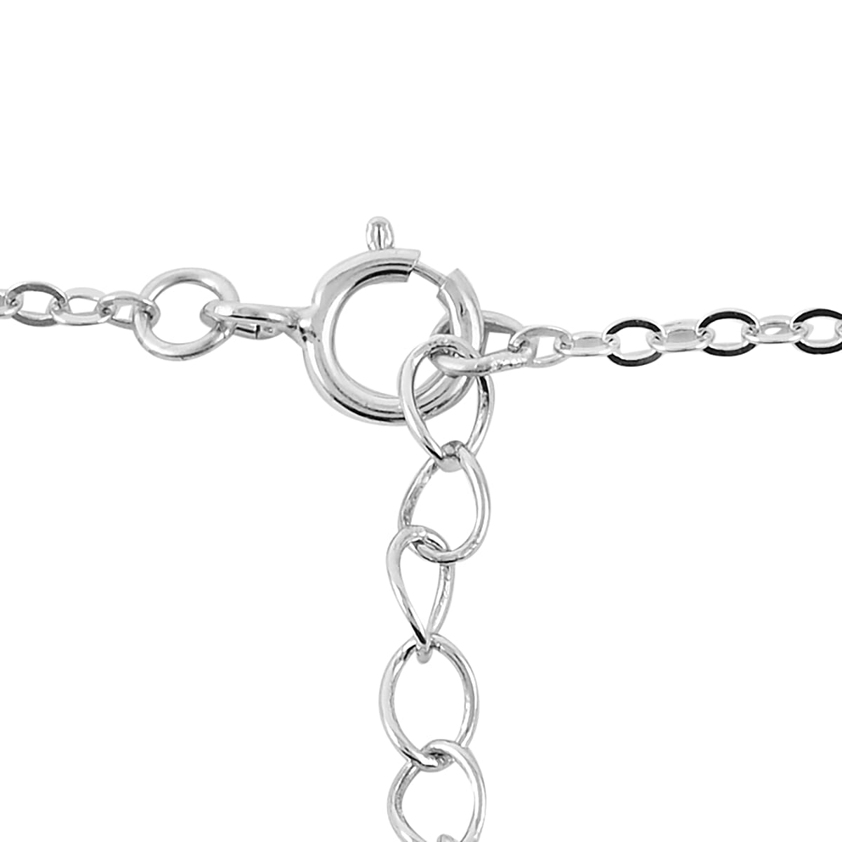 Simulated Diamond Infinity Mom Necklace 16-18 Inches in Sterling Silver image number 3