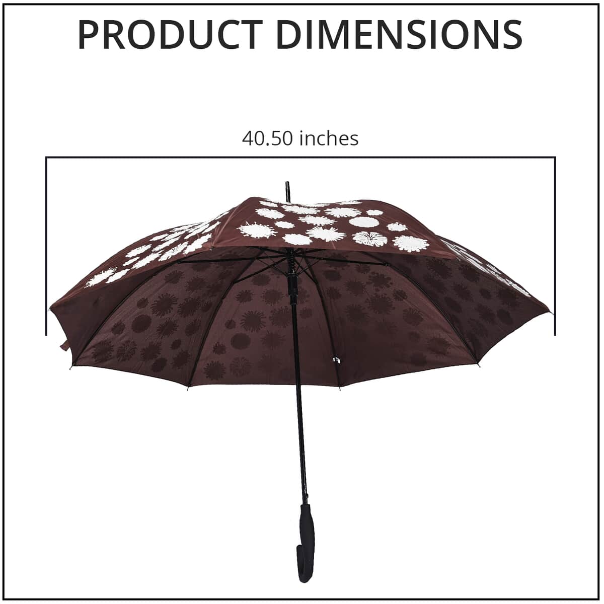Buy Magical Painted Pattern Color Changing Umbrella - Brown at ShopLC.